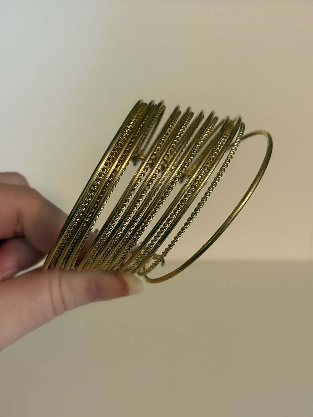 Park Lane Gold Tone Multi-Strand Wire Cuff Bracelet